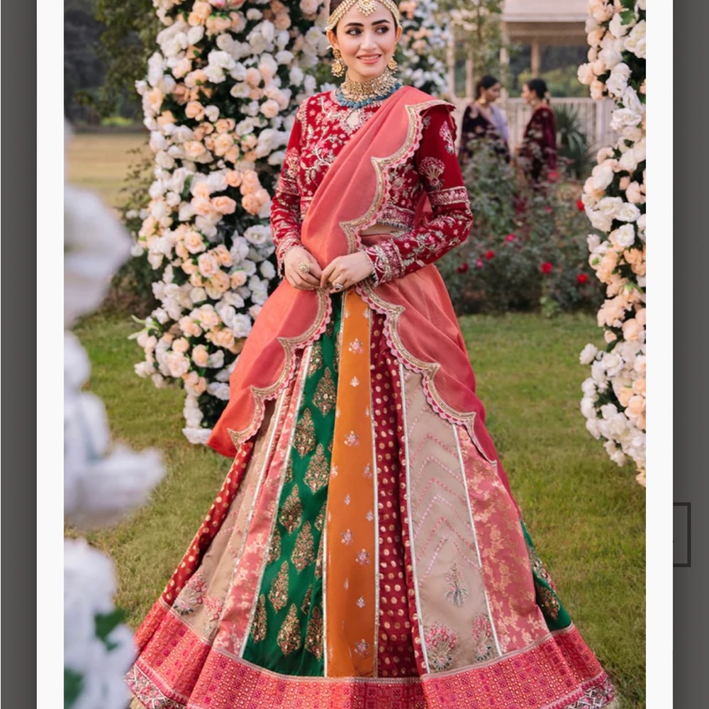 Pakistani branded Lehenga.